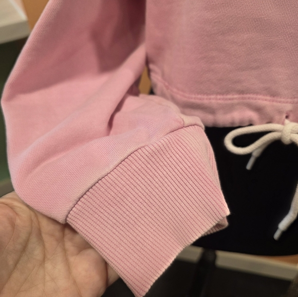 Juicy Couture X Forever 21 L Pink Sweatshirt Classic Crew Barbie Y2K Girlie - Picture 7 of 16